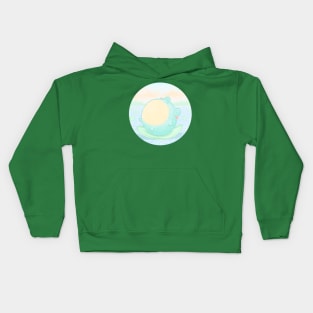 Round fat frog - Cute animals Kids Hoodie